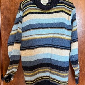 St. John's Bay Multicolor Striped Crewneck Sweater